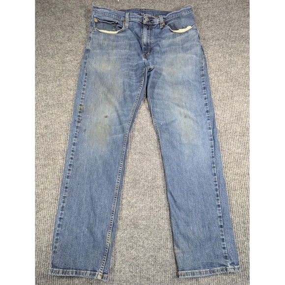 Baggy Levis 559 Jeans Mens 36x32 Blue Denim Grunge Relaxed Straight Skater 35x30 - Picture 1 of 15
